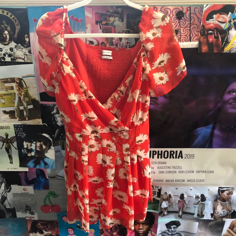 Urban outfitters floral romper